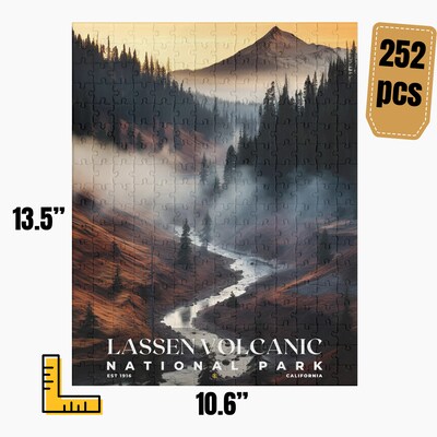 Lassen Volcanic National Park Jigsaw Puzzle, Family Game, Holiday Gift | S10 - image3